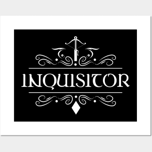 Inquisitor Character Class TRPG Tabletop RPG Gaming Addict Posters and Art